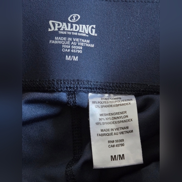 SPALDING Blue Womens Medium Capris - Picture 9 of 9
